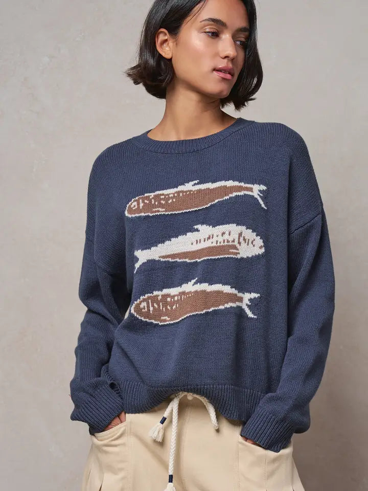 Neman Drop Shoulder Sweater