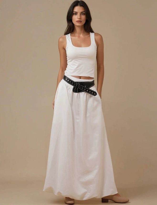 Palms Bubble Skirt
