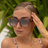 FREYERS/ Bon Chic Oversized Square Sunglasses