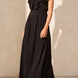 Frill Detail Maxi Dress
