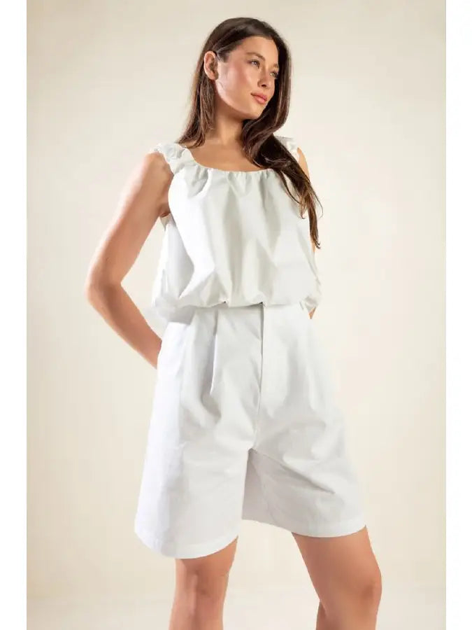 Clara Woven Bubble Blouse