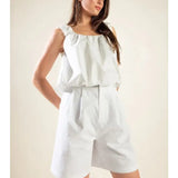 Clara Woven Bubble Blouse