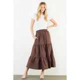 Long Tiered Skirt