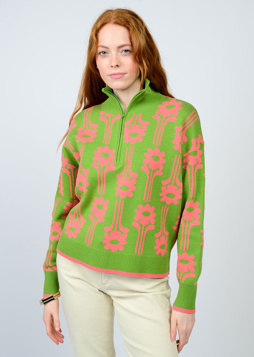 Modern Daisy Sweater