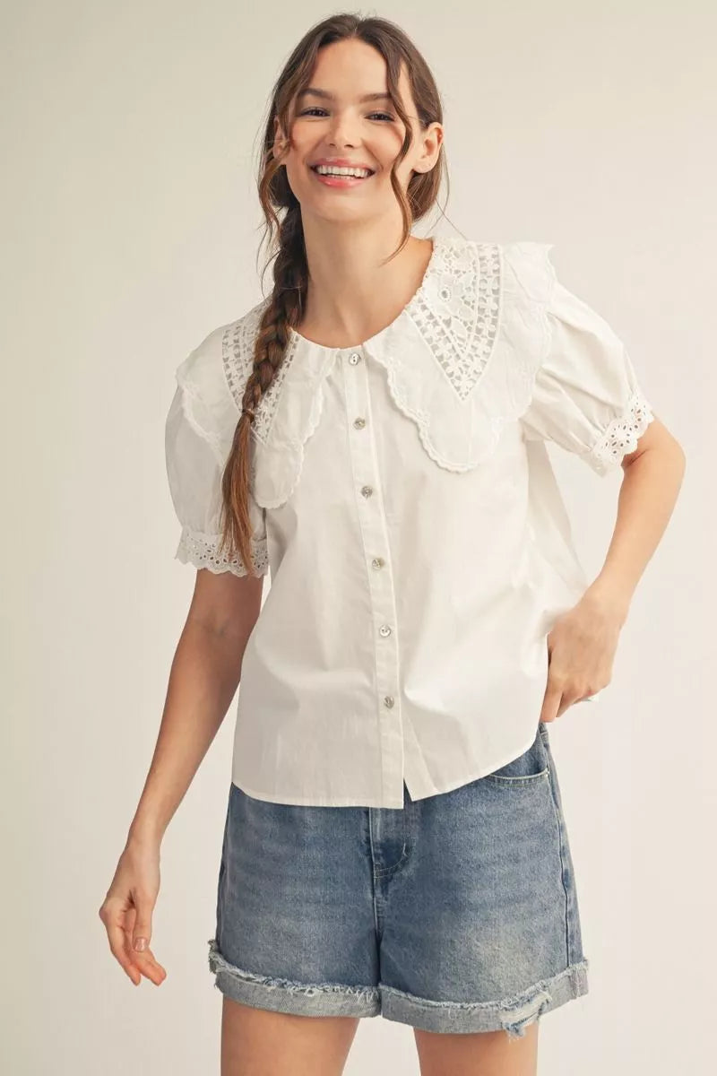 Tenley Collared Blouse