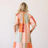 Apricot Stripe Oasis Dress