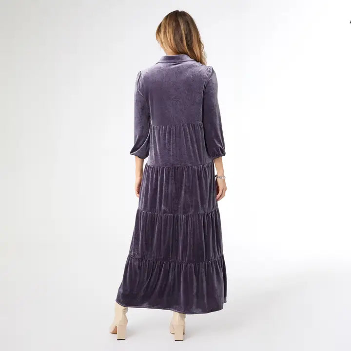 Cleo Velour Dress