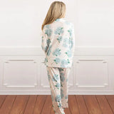 Hydrangea Ribbons Luxe Long PJ's