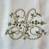 Monogram Tea Towel