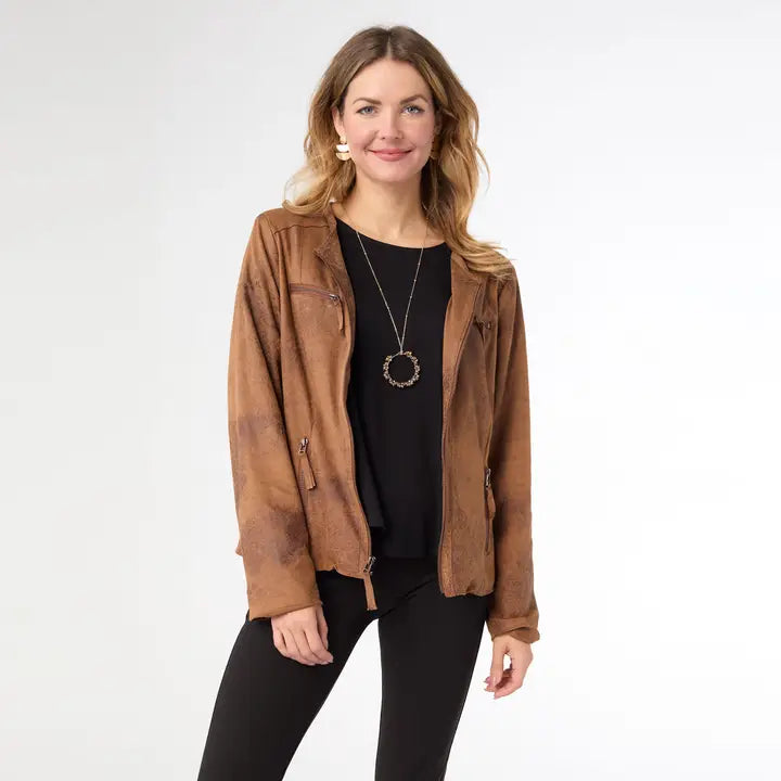 Elway Faux Leather Jacket