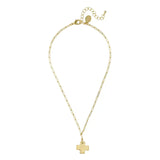 Susan Shaw Mini Cross PaperclipNecklace