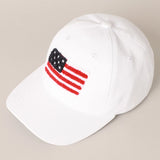 American Flag Chenille Patch Cap