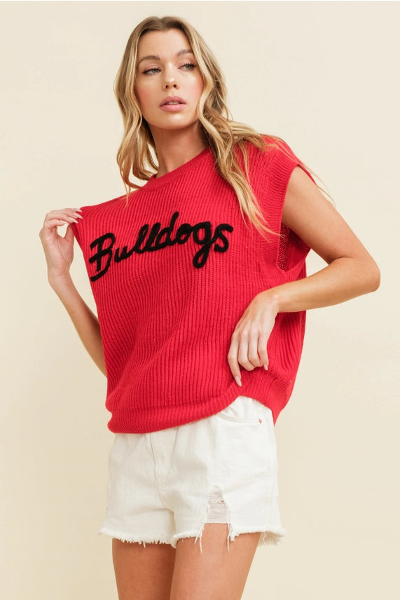 Bulldog Sweater Top