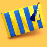 Travel Stripe Cosmetic Pouch