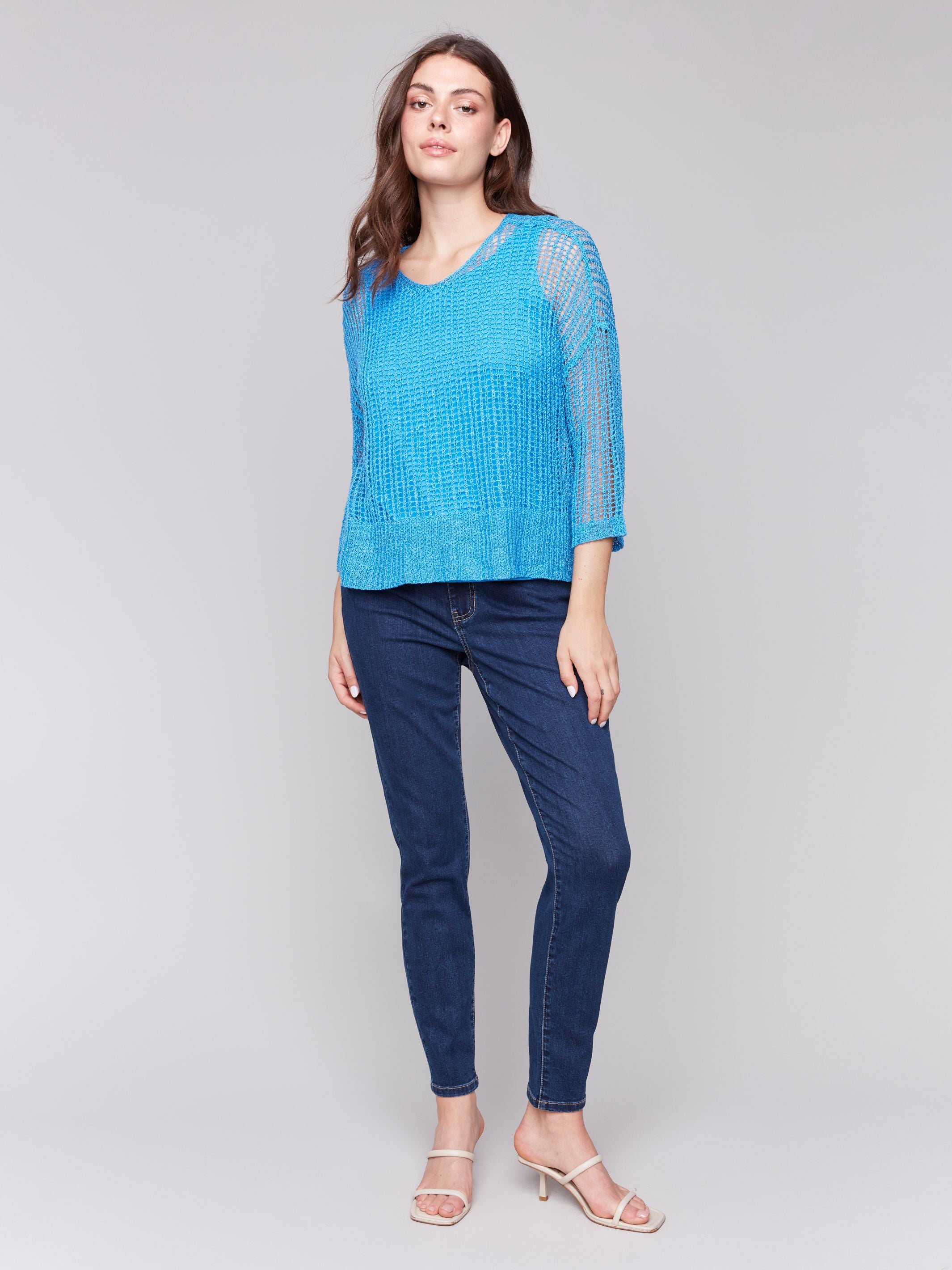 Lagoon Fishnet Sweater