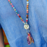 Kantha Tassel Necklace 2695