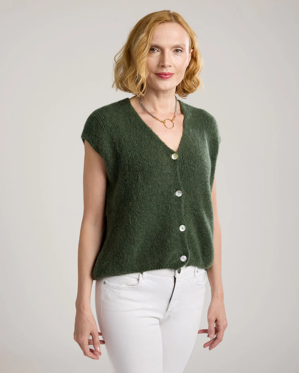 Alessia Button Up Vest