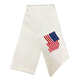 American Flag Wreath Sash-Long