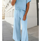Bella Tee & Wide Leg Pant Set