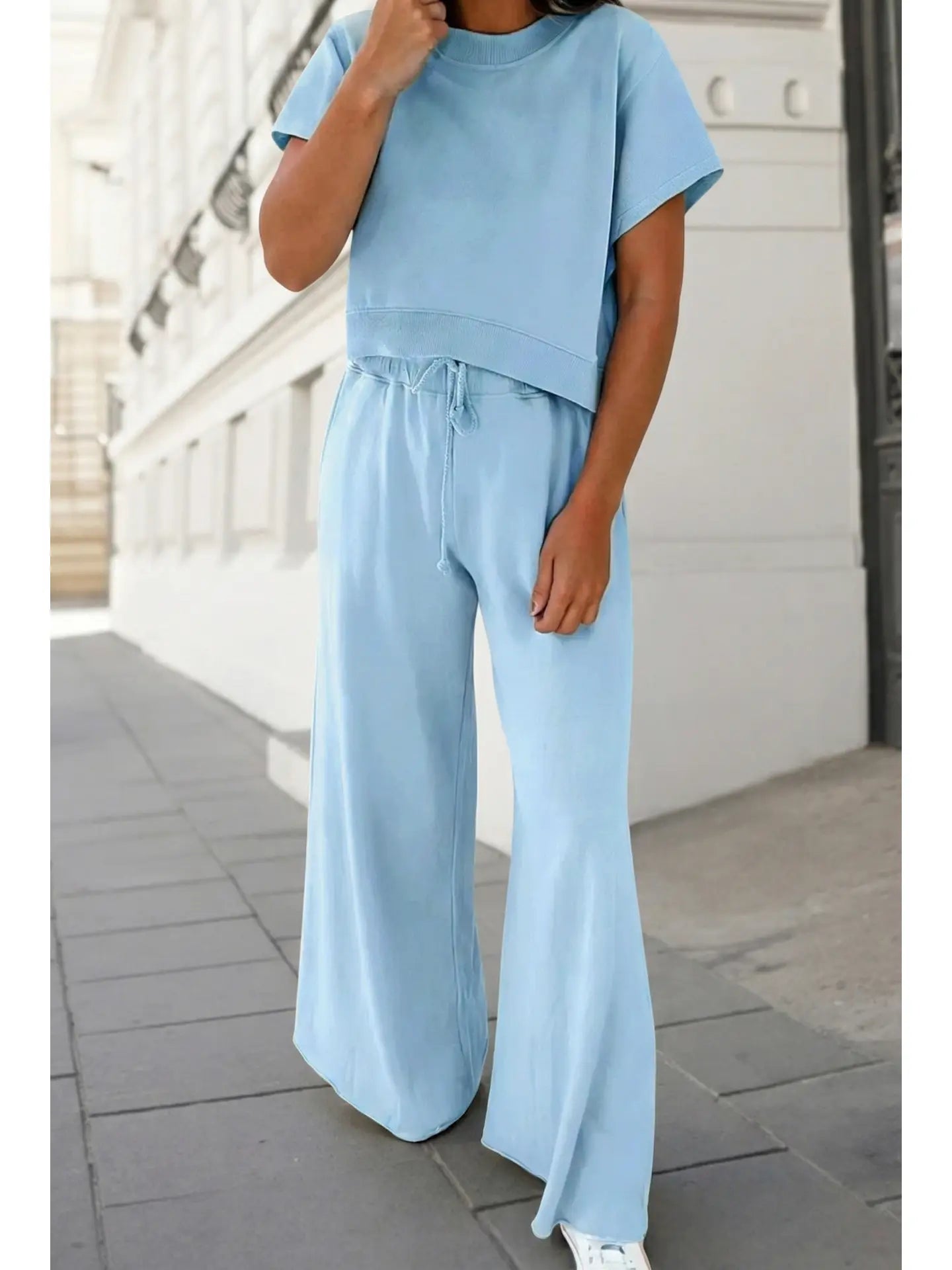 Bella Tee & Wide Leg Pant Set