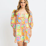 Gauze Fruit Scallop Dress