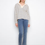 Dianna Striped Hoodie