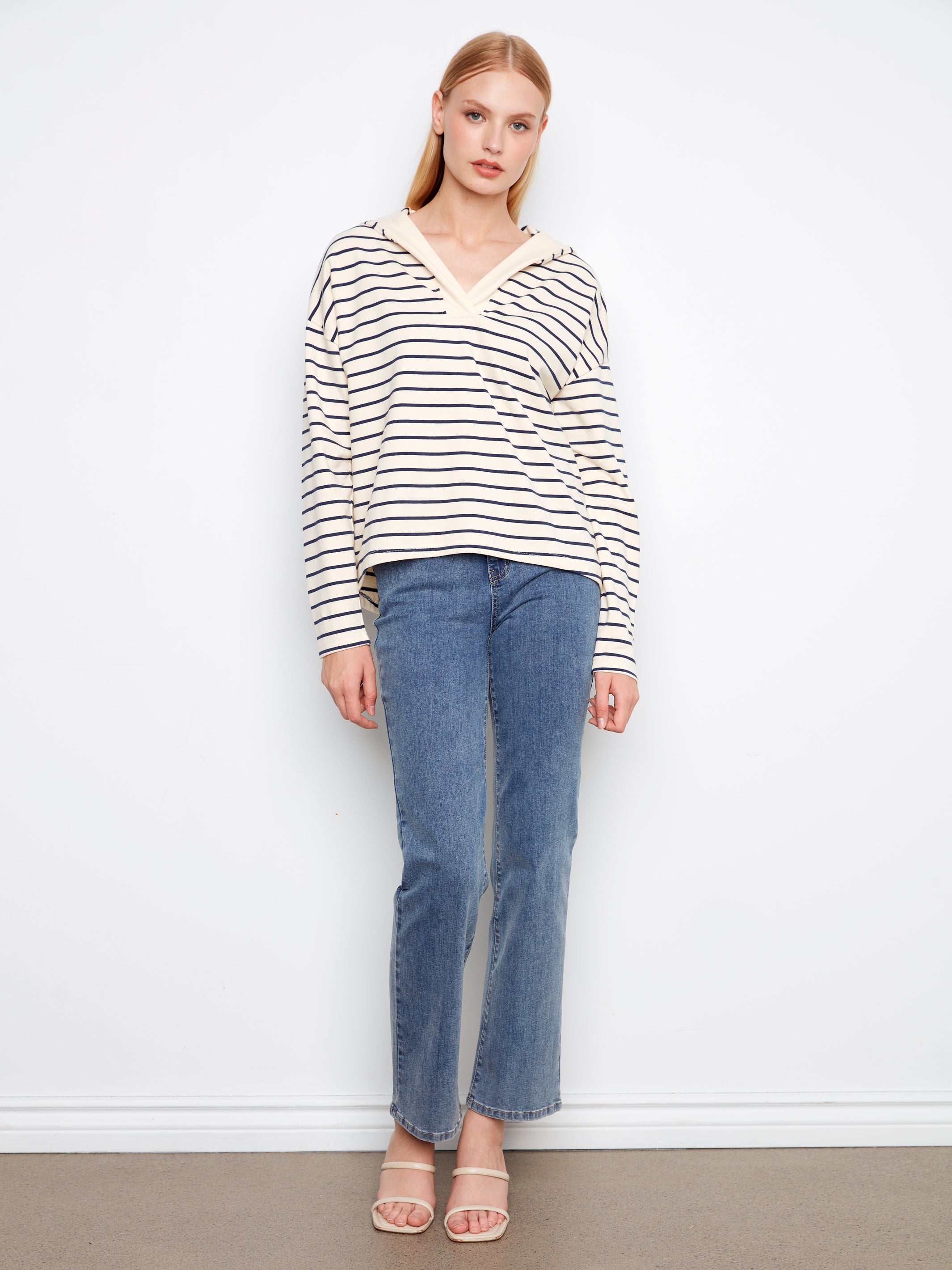 Dianna Striped Hoodie