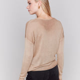 Casey Drop Shoulder V-Neck Sweater