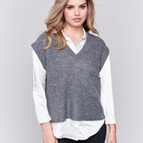 Maya V-Neck Sweater Vest