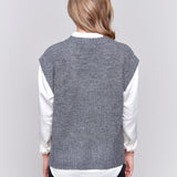 Maya V-Neck Sweater Vest