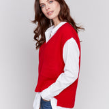 Maya V-Neck Sweater Vest