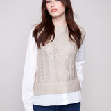 Clara Foil Knit Sweater