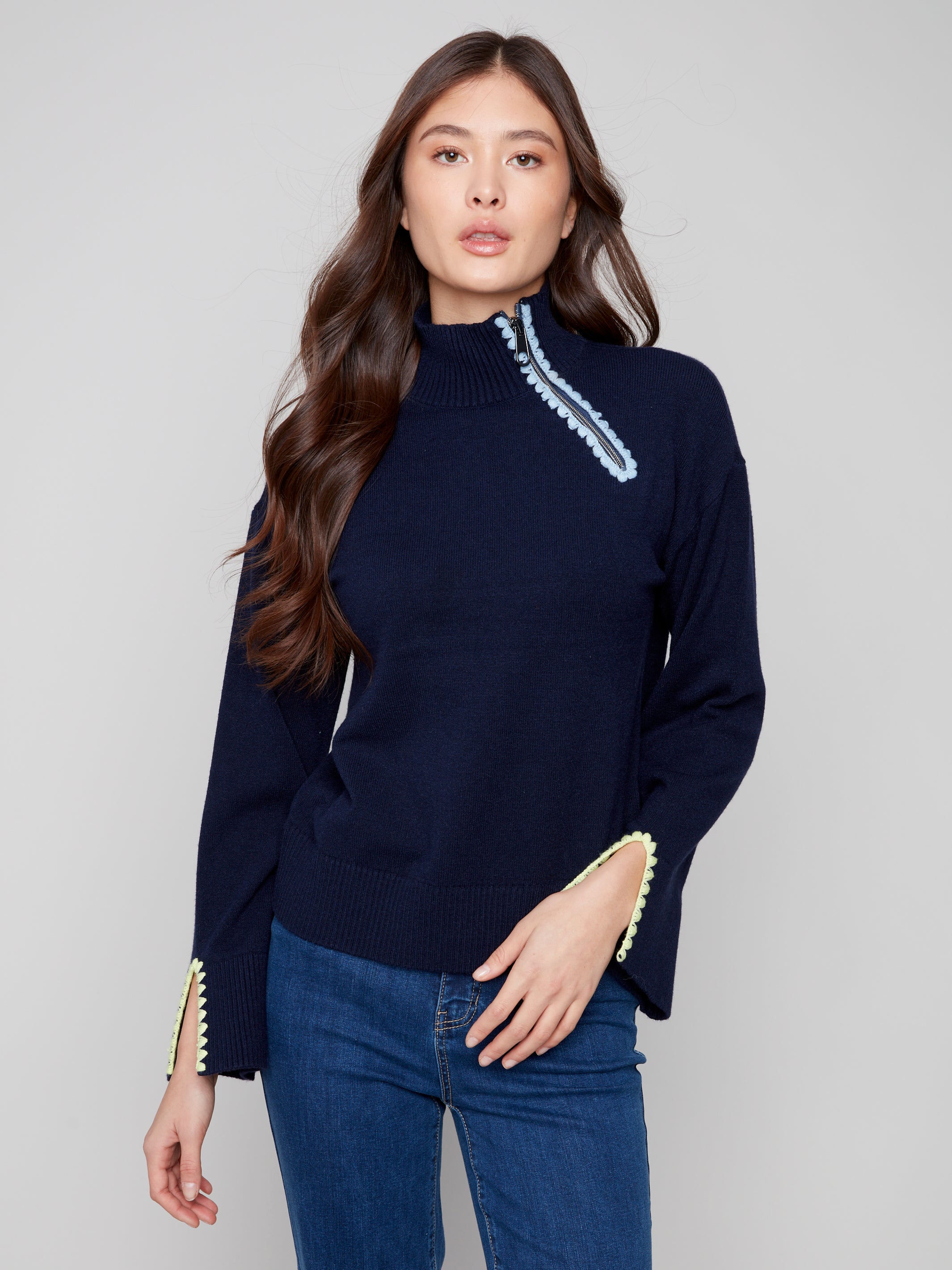 Gina Mock Neck Sweater