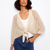 Mia Crochet Sweater Shrug