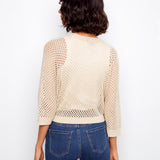 Mia Crochet Sweater Shrug