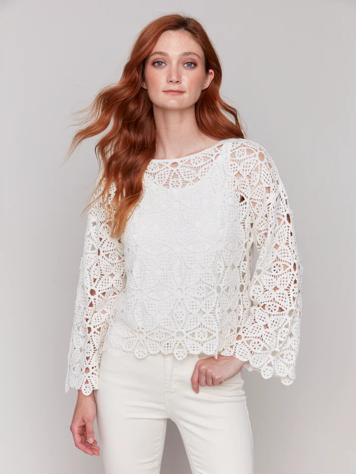 Suzanne Crochet Blouse