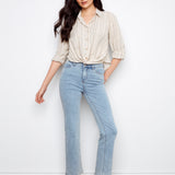 Mariah Tie Front Top