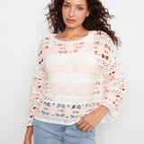 Isla Crochet Daisy Top