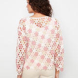 Petal Lace Crochet Top