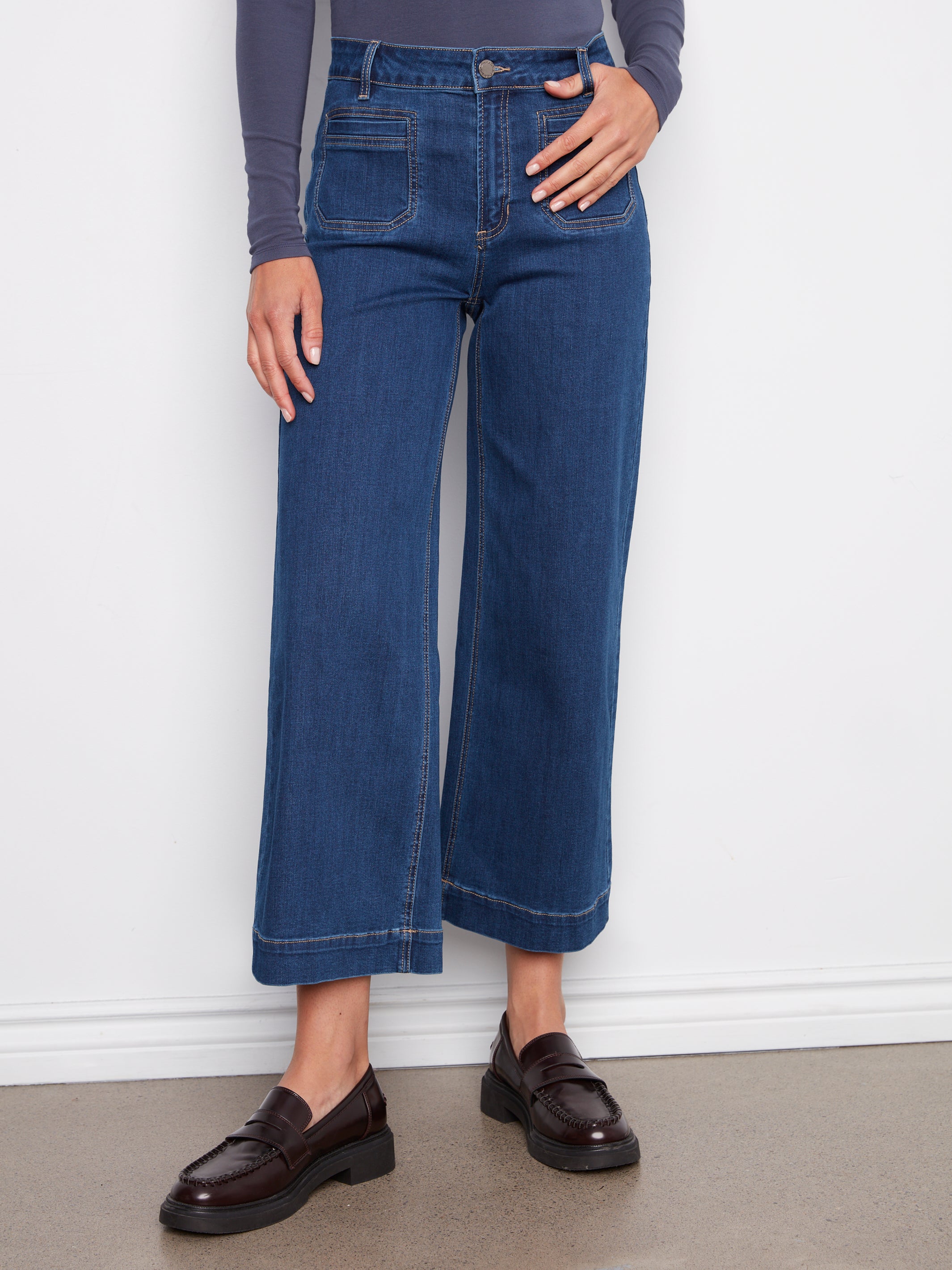 Clara Patch Pocket Flare