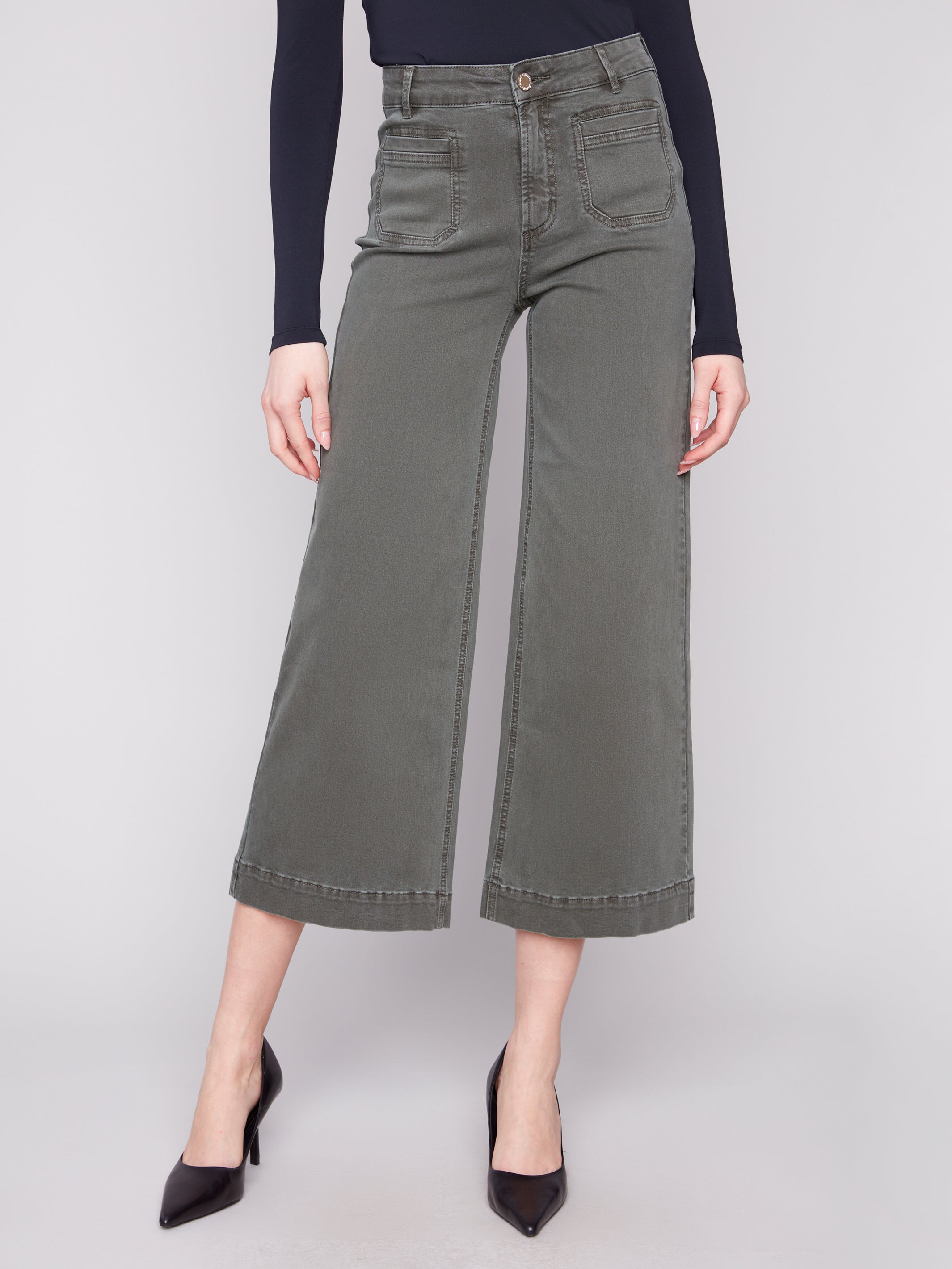 Clara Patch Pocket Flare