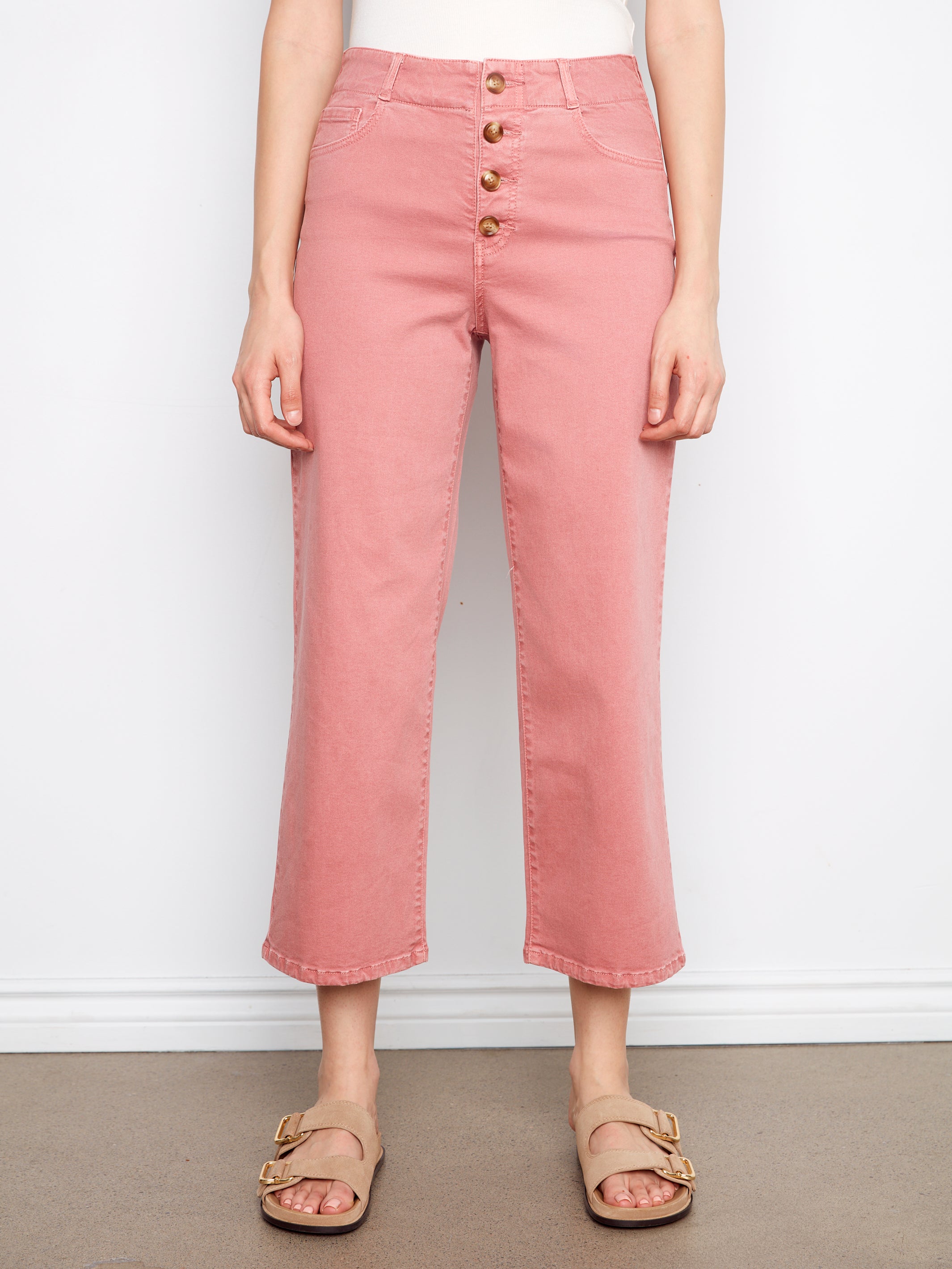 Amy Crop Twill Pants