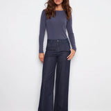 Wide Leg Stretch Jeans