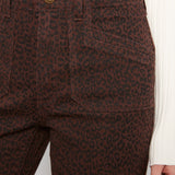 Leopard Twill Pants