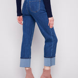 Indigo Straight Leg Jeans