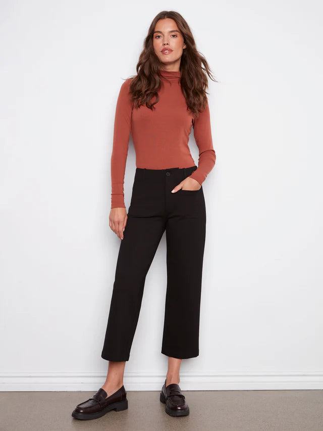 Ponte Wide Leg Pants
