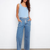 Kiera Drawstring Wide Leg Pant