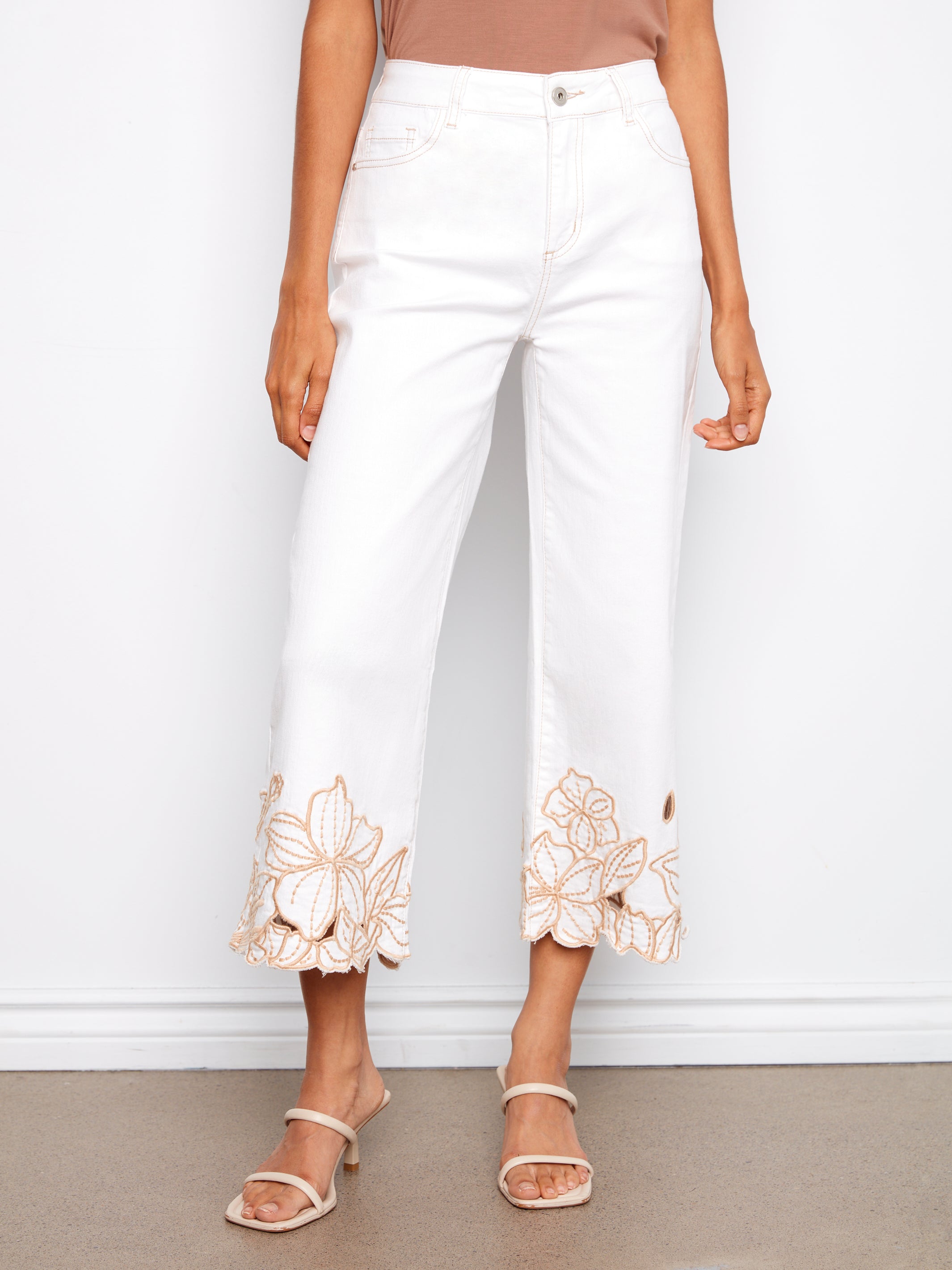 Ansley Cropped Wide Leg Pant