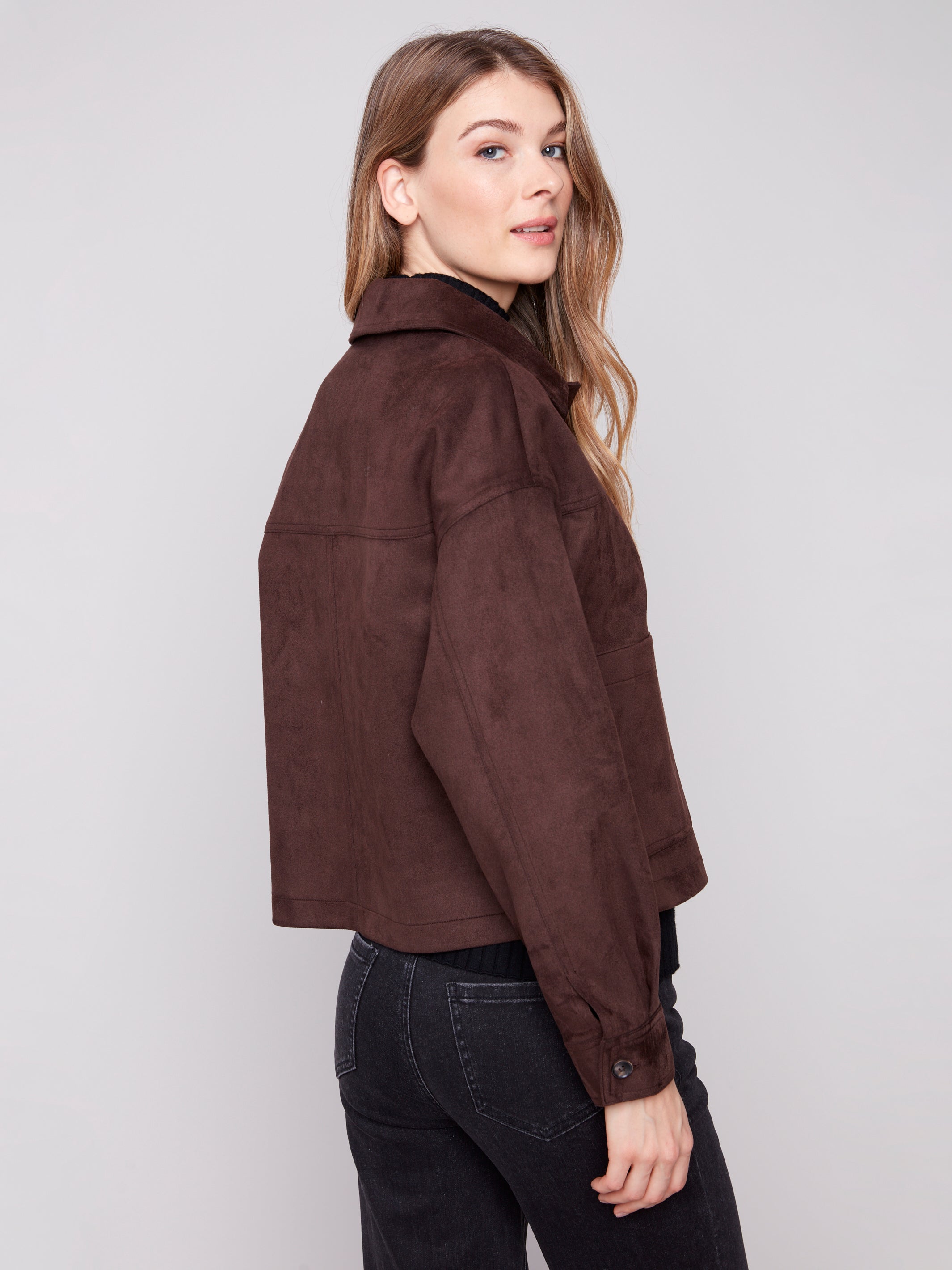 Josie Faux Suede Jacket