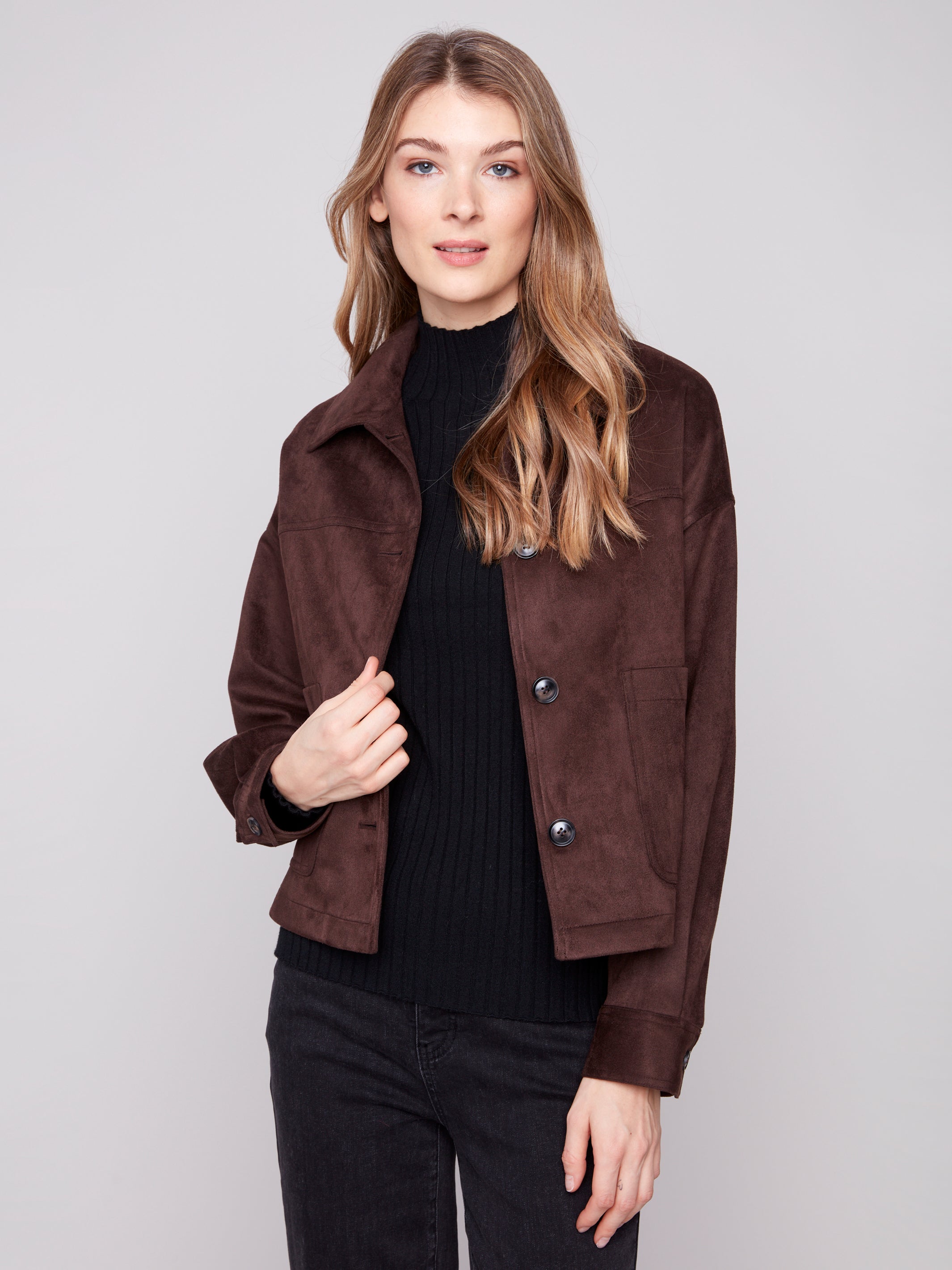 Josie Faux Suede Jacket
